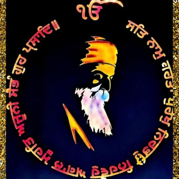 Superior quality Small Sized Guru nanak devji Wall Art with LED.